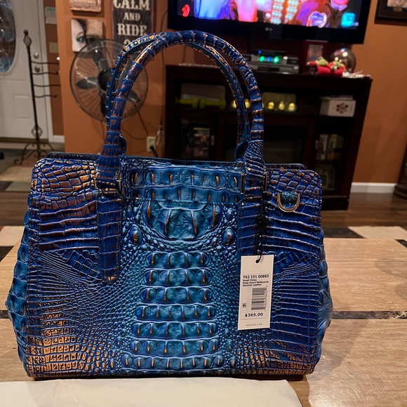 NWT Brahmin Small Finley Deep Azure Melbourne - Picture 7 of 10